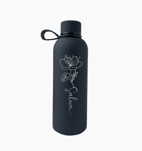 "Floral Name" Tumbler - 500ml - Mersam Designs