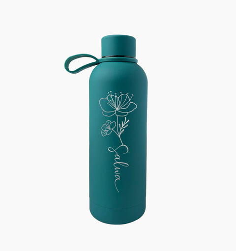 "Floral Name" Tumbler - 500ml - Mersam Designs