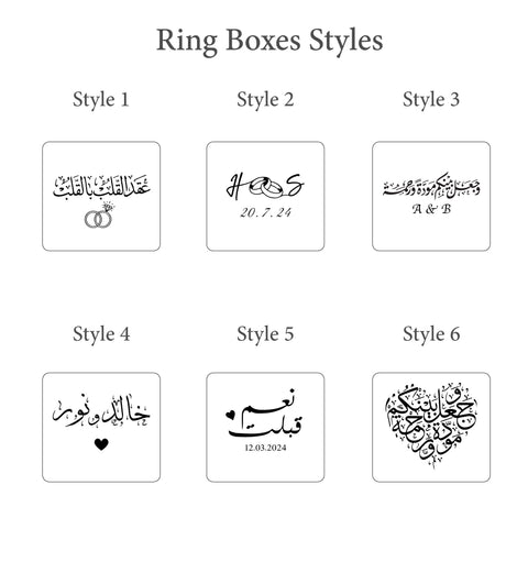 Customized Ring Box