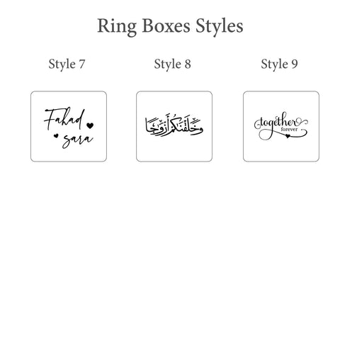 Customized Ring Box