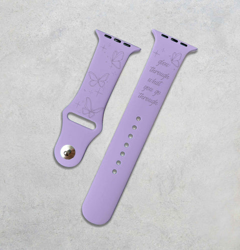 "Glow Through What You Go Through" Apple Watch Strap - Mersam Designs