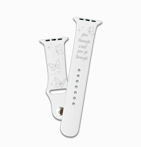 "Glow Through What You Go Through" Apple Watch Strap - Mersam Designs