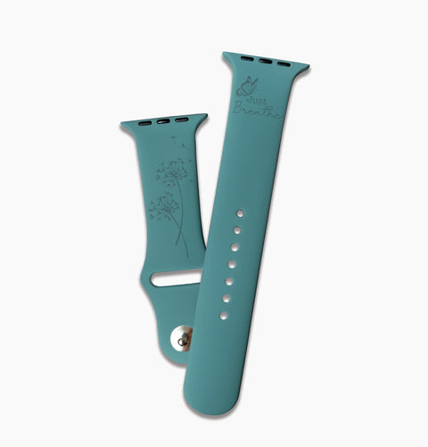 "Just Breathe" Apple Watch Strap - Mersam Designs