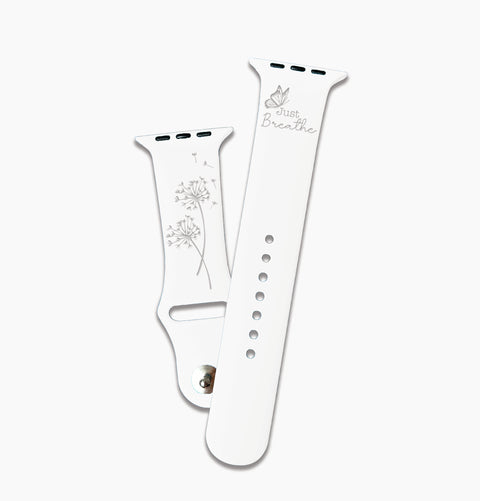 "Just Breathe" Apple Watch Strap - Mersam Designs