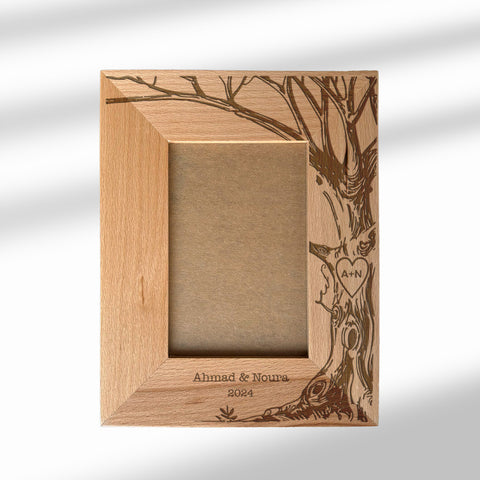 "Everlasting Love Tree" Wood Photo Frame