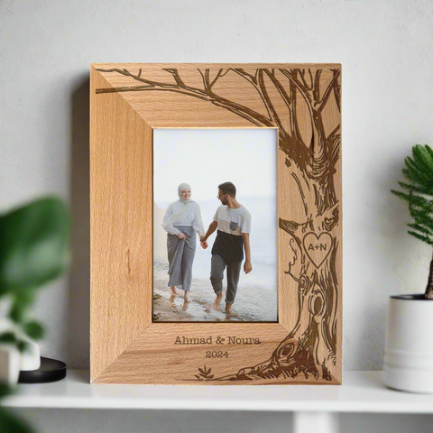 "Everlasting Love Tree" Wood Photo Frame