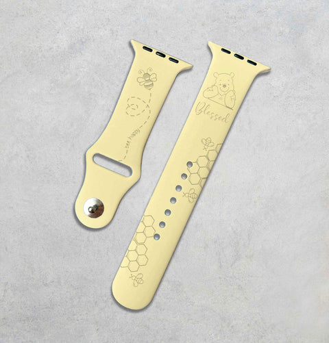 "Bee Happy" Apple Watch Strap - Mersam Designs