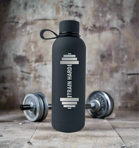 "Train Hard" Tumbler - 500ml - Mersam Designs