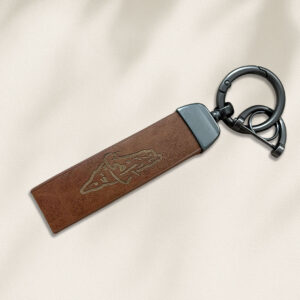 Roots Keychain – Personalized Leather Keychain